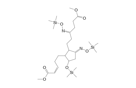 5-(2-(3-(trimethylsiloxyimino)-5-(methoxycarbonyl)pentyl)-3-(trimethylsiloxyimino)-5-(trimethylsiloxy)cyclopentyl)penta-2(Z)-enoic acid methyl ester