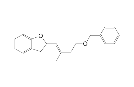 ()-(E)-2-[4-(Benzyloxy)-2-methylbut-1-enyl]-2,3-dihydrobenzofuran