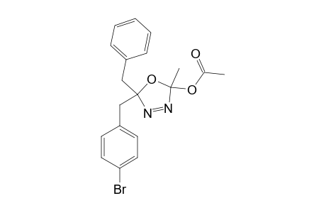 2-ACETOXY-5-(4-BROMOBENZYL)-5-BENZYL-2-METHYL-DELTA-3-1,3,4-OXADIAZOLINE;MAJOR-ISOMER
