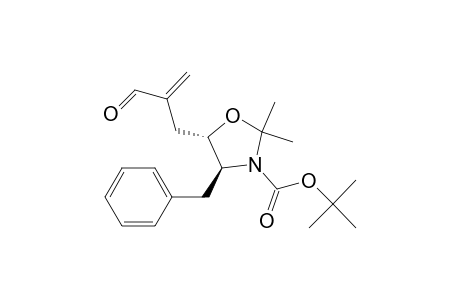 (4S,5S)-4-benzyl-5-(2-formylallyl)-2,2-dimethyl-oxazolidine-3-carboxylic acid tert-butyl ester