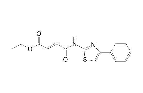 Ethyl (2E)-4-oxo-4-[(4-phenyl-1,3-thiazol-2-yl)amino]-2-butenoate