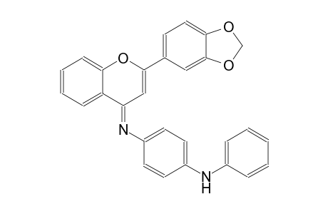 N~1~-[(4E)-2-(1,3-benzodioxol-5-yl)-4H-chromen-4-ylidene]-N~4~-phenyl-1,4-benzenediamine