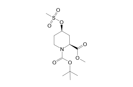 (2S,4R)-4-methylsulfonyloxypiperidine-1,2-dicarboxylic acid O1-tert-butyl ester O2-methyl ester