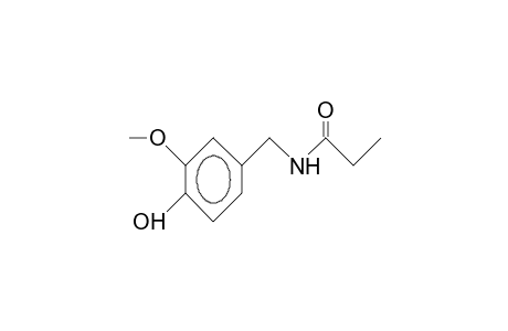 N-(4-Hydroxy-3-methoxy-benzyl)-propionamide