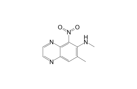 6-Methylamino-7-methyl-5-nitroquinoxaline