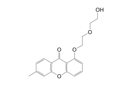 1-[2-(2-hydroxyethoxy)ethoxy]-6-methyl-9-xanthenone