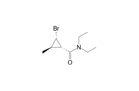 (1S*,2S*,3R*)-2-Bromo-N,N-diethyl-3-methylcyclopropanecarboxamide