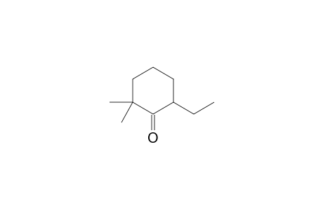6-Ethyl-2,2-dimethyl-1-cyclohexanone