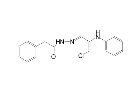 N'-[(E)-(3-chloro-1H-indol-2-yl)methylidene]-2-phenylacetohydrazide