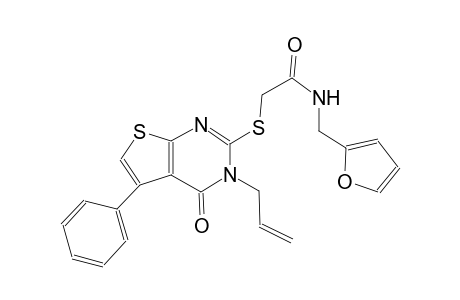 acetamide, 2-[[3,4-dihydro-4-oxo-5-phenyl-3-(2-propenyl)thieno[2,3-d]pyrimidin-2-yl]thio]-N-(2-furanylmethyl)-