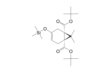 DI-TERT.-BUTYL-CIS-7,7-DIMETHYL-3-TRIMETHYLSILYLOXYBICYClO-[4.1.0]-HEPT-3-ENE-1,6-DICARBOXYLATE
