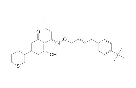 2-Cyclohexen-1-one, 2-[1-[[[4-[4-(1,1-dimethylethyl)phenyl]-2-butenyl]oxy]imino]butyl]-3-hydroxy-5-(tetrahydro-2H-thiopyran-3-yl)-