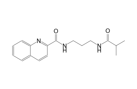2-quinolinecarboxamide, N-[3-[(2-methyl-1-oxopropyl)amino]propyl]-