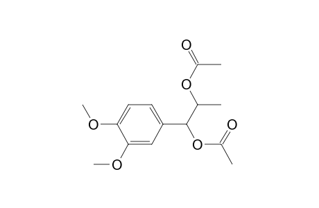 1,2-Propanediol, 1-(3,4-dimethoxyphenyl)-, diacetate