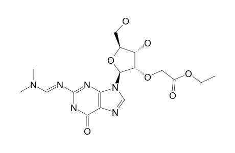 2-N-DIMETHYLAMINOMETHYLENE-2'-O-[(ETHOXYCARBONYL)-METHYL]-GUANOSINE