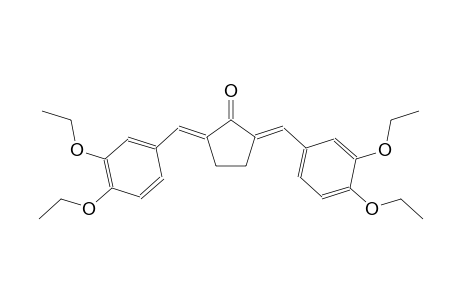 (2E,5E)-2,5-bis(3,4-diethoxybenzylidene)cyclopentanone