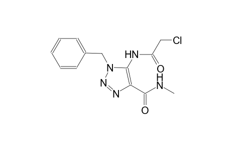 1H-1,2,3-triazole-4-carboxamide, 5-[(chloroacetyl)amino]-N-methyl-1-(phenylmethyl)-