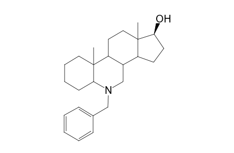 I7.beta.-hydroxy-N-benzyl-6-aza-5.xi.-androstane