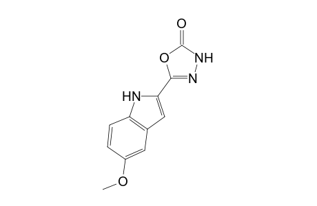 5-[2'-(5"-Methoxyindolyl)]-1,3,4-oxadiazol-2(3H)-one