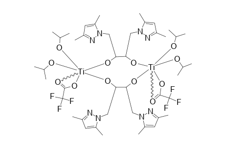 TI2-[[(2S,3S)-1,4-BIS-(3,5-DIMETHYLPYRAZOL-1-YL)-2,3-DIOXYBUTANE]-OCOCF3]2-(O-IPR)4