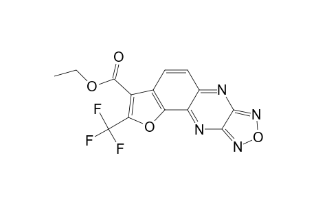 Ethyl 2-(trifluoromethyl)furo[2,3-f][1,2,5]oxadiazolo[3,4-b]quinoxaline-3-carboxylate