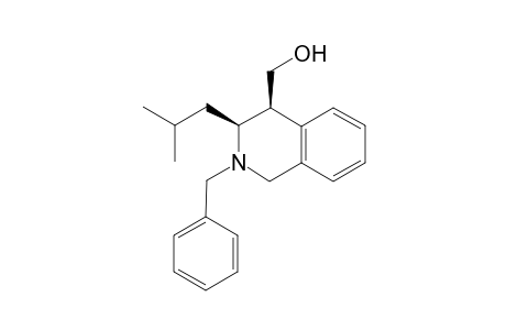(3S,4S)-2-Benzyl-4-hydroxymethyl-3-isobutyl-1,2,3,4-tetrahydroisoquinoline