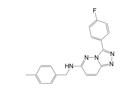 [1,2,4]triazolo[4,3-b]pyridazin-6-amine, 3-(4-fluorophenyl)-N-[(4-methylphenyl)methyl]-