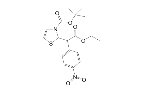 t-Butyl 2-[1'-ethoxycarbonyl-1'-(4"-nitrophenyl)methylene]-thiazolidine-3-carboylate