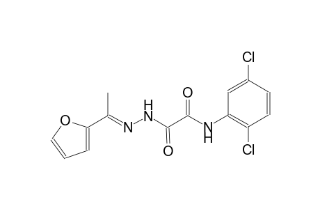 N-(2,5-dichlorophenyl)-2-{(2E)-2-[1-(2-furyl)ethylidene]hydrazino}-2-oxoacetamide