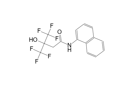4,4,4-trifluoro-3-hydroxy-N-(1-naphthyl)-3-(trifluoromethyl)butanamide
