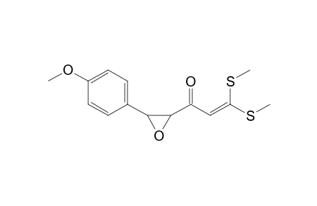 5-(4-Methoxyphenyl)-1,1-bis(methylthio)-4,5-epoxy-1-penten-3-one