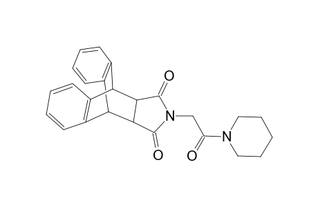 2-(2-Oxo-2-(piperidin-1-yl)ethyl)-3a,4,9,9a-tetrahydro-4,9-[1,2]benzeno-1H-benzo[f]isoindole-1,3(2H)-dione