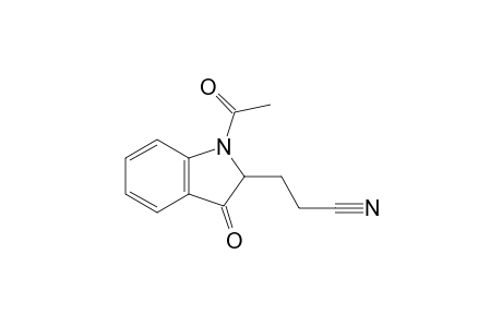 1-Acetyl-2-(2-cyanoethyl)-1,2-dihydroindol-3-one