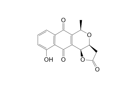 (3aS,5R,11bS)-10-Hydroxy-5-methyl-3,3a,5,11b-tetrahydro-1,4-dioxa-cyclopenta[a]anthracene-2,6,11-trione