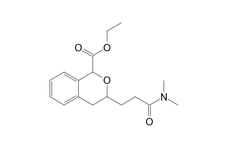 Ethyl (1RS,3RS)-(+-)-3-[2-(Dimethylcarbamoyl)ethyl]-3,4-dihydro-1H-2-benzopyran-1-carboxylate