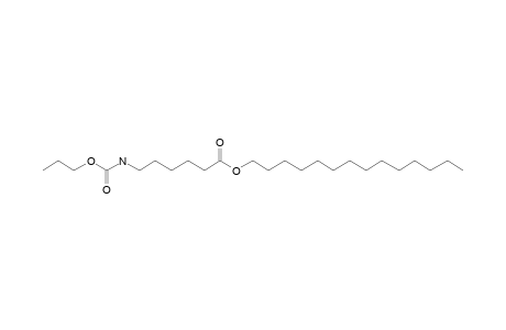 6-Aminocaproic acid, N-propoxycarbonyl-, tetradecyl ester