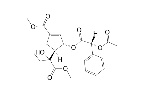 (3R,4S,1'S)-(+)-3-[1-Methoxycarbonyl-4-(1'-ethyl-1'-hydroxy-1'-methoxycarbonylmethyl)cyclopentane-1-enyl] (R)-O-acetylamandelate
