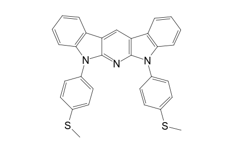 5,7-bis(4-(methylthio)phenyl)-5,7-dihydropyrido[2,3-b:6,5-b']diindole