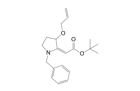 (2E)-2-(3-allyloxy-1-benzyl-pyrrolidin-2-ylidene)acetic acid tert-butyl ester