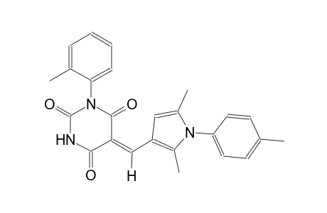(5Z)-5-{[2,5-dimethyl-1-(4-methylphenyl)-1H-pyrrol-3-yl]methylene}-1-(2-methylphenyl)-2,4,6(1H,3H,5H)-pyrimidinetrione