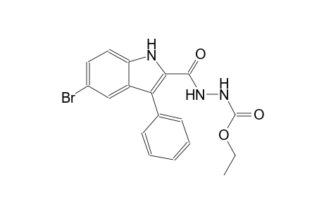 ethyl 2-[(5-bromo-3-phenyl-1H-indol-2-yl)carbonyl]hydrazinecarboxylate