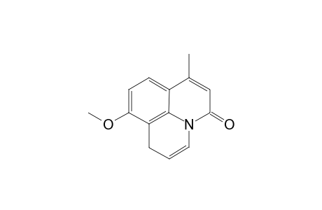 1-[H]-7-methyl-10-methoxybenzo[ij]quinolizin-5-one