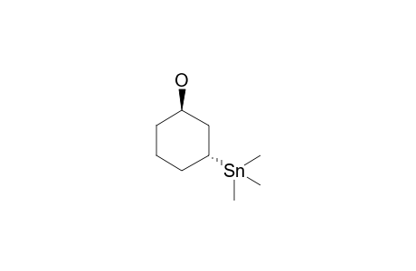 (1R,3R)-3-trimethylstannylcyclohexan-1-ol