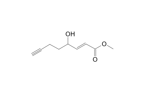 (E)-methyl 4-hydroxyoct-2-en-7-ynoate