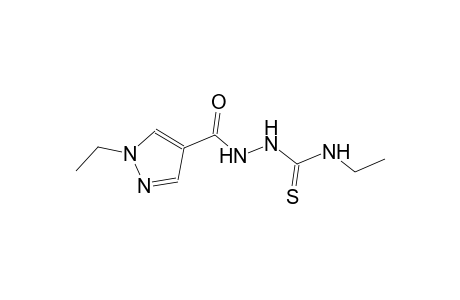 N-ethyl-2-[(1-ethyl-1H-pyrazol-4-yl)carbonyl]hydrazinecarbothioamide