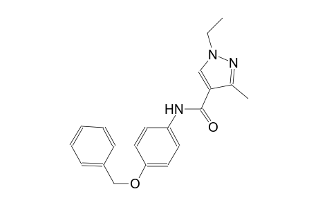 N-[4-(benzyloxy)phenyl]-1-ethyl-3-methyl-1H-pyrazole-4-carboxamide