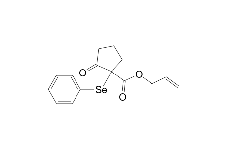 2-keto-1-(phenylseleno)cyclopentanecarboxylic acid allyl ester