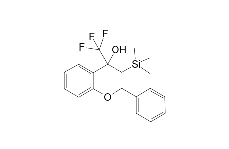 2-(2-(Benzyloxy)phenyl)-1,1,1-trifluoro-3-(trimethylsilyl)propan-2-ol