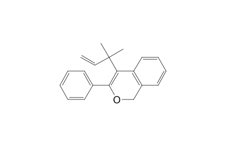 4-(2-Methylbut-3-en-2-yl)-3-phenyl-1H-isochromene