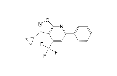 isoxazolo[5,4-b]pyridine, 3-cyclopropyl-6-phenyl-4-(trifluoromethyl)-
